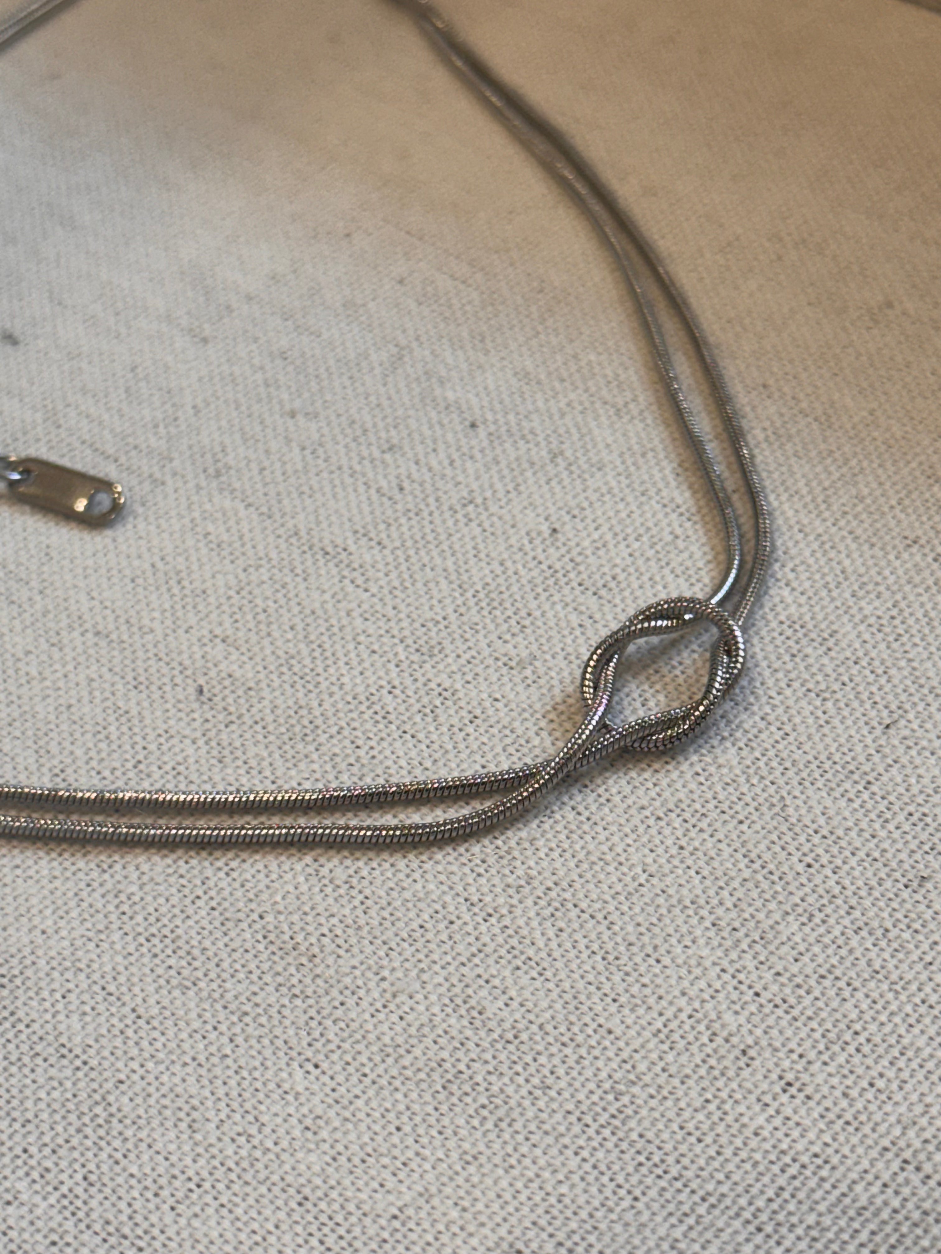 Collar Carolina plateado