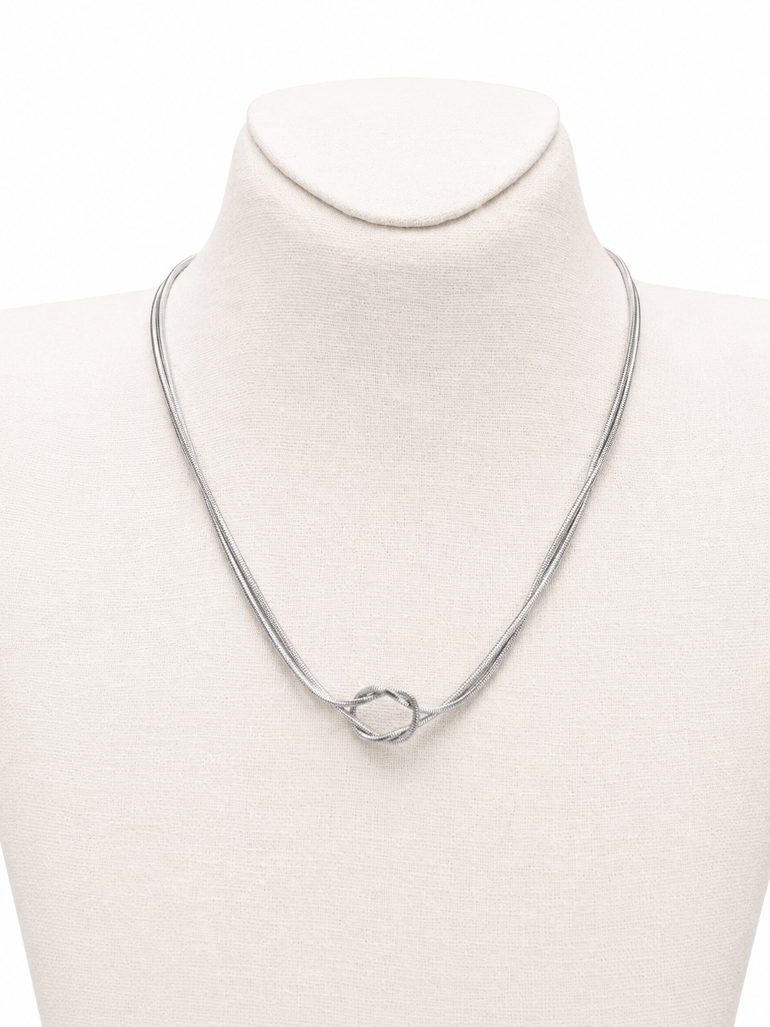 Collar Carolina plateado